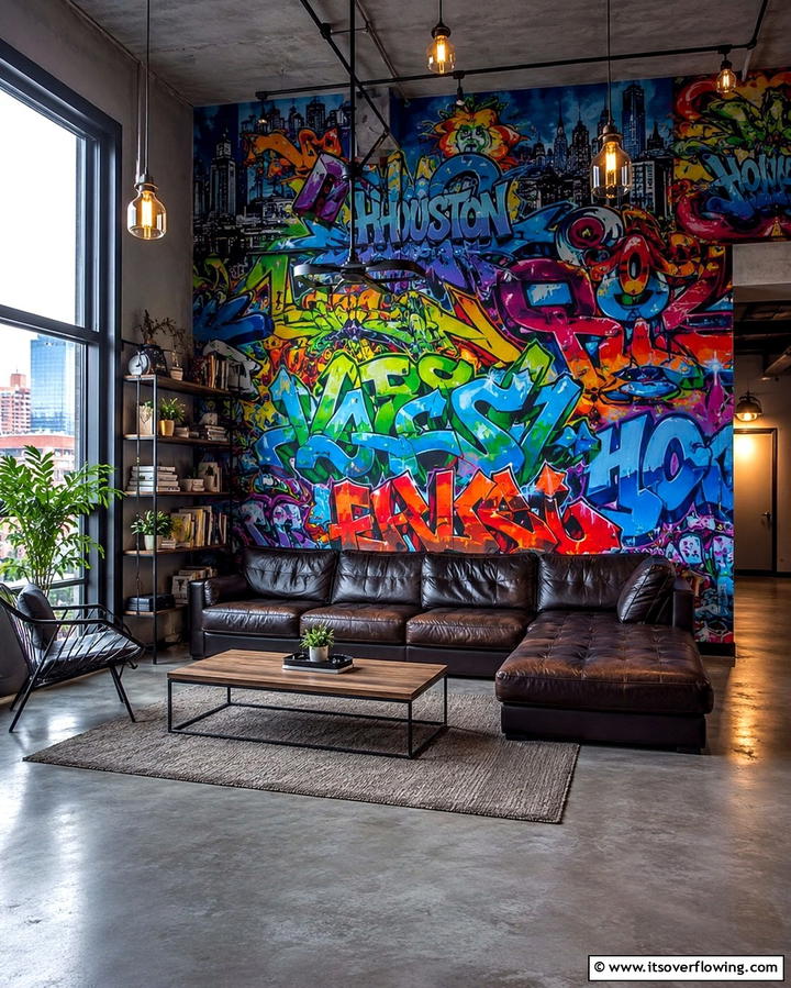 The Houston Graffiti Building - 20 Texas Murals to Add Character to Your Walls