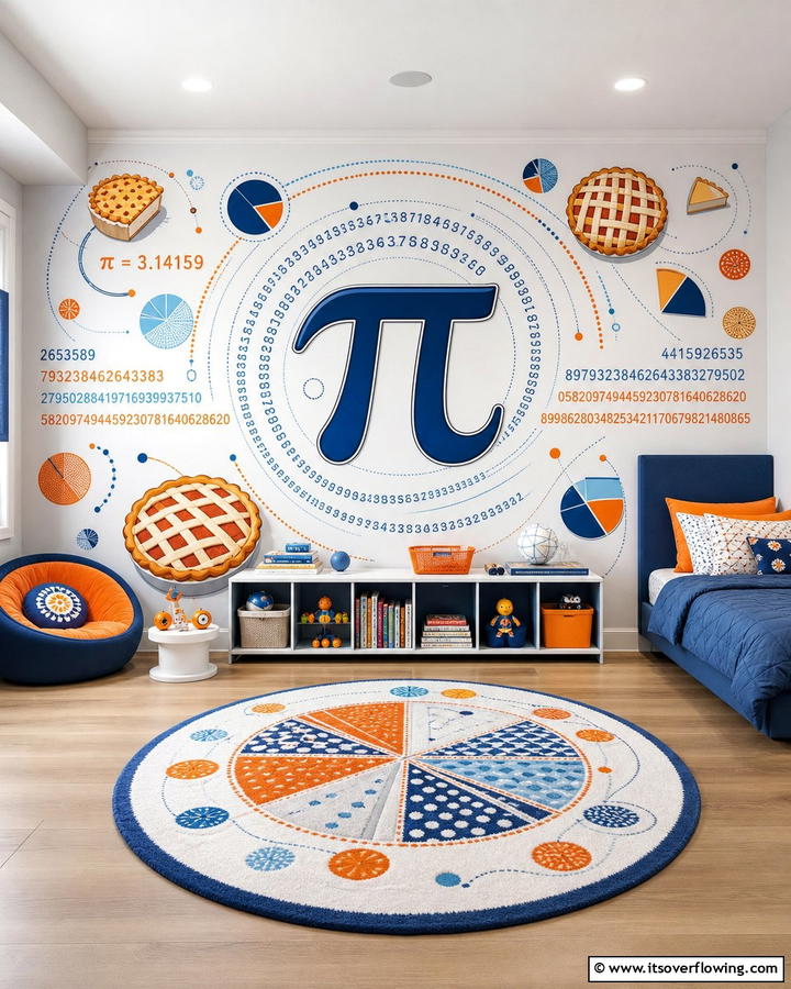 The Magic of Pi - 20 Math Mural Ideas for Creative Wall Decor