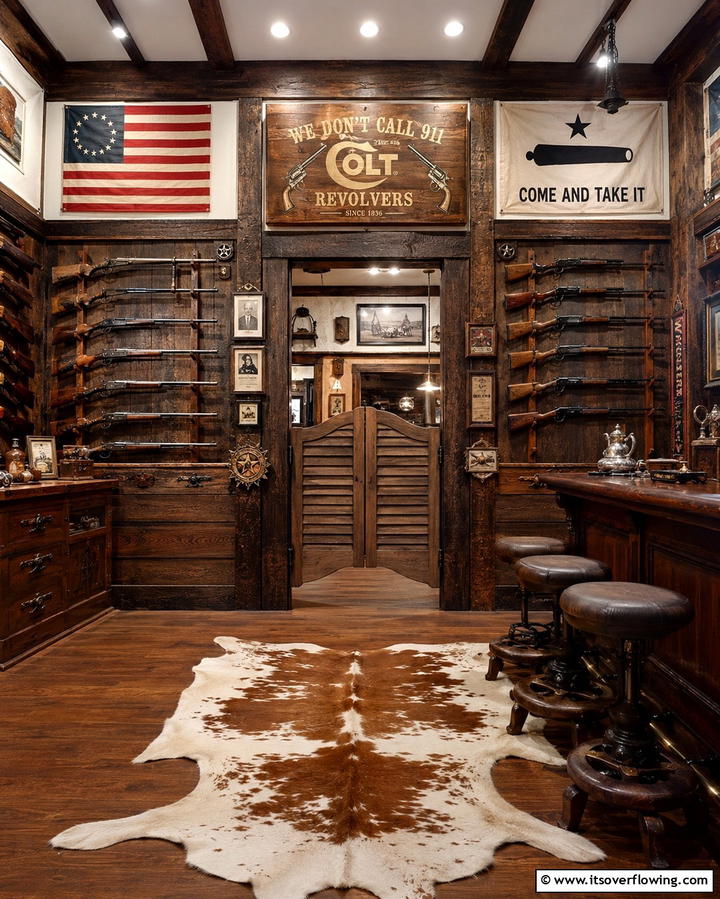 Themed Decor Elements - 25 Man Cave Gun Room Ideas for the Ultimate Space