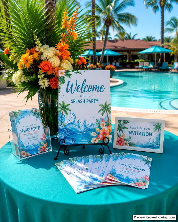 Themed Party Invitations - 25 Pool Party Ideas for a Fun and Memorable Summer