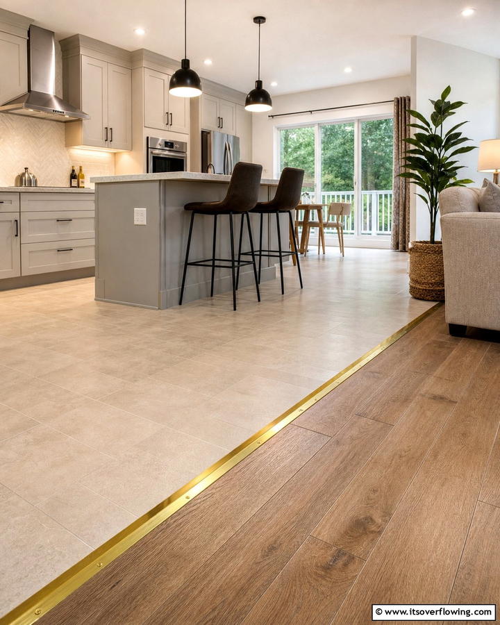 Threshold Strips for Practicality - 20 Floor Transition Ideas for a Seamless Look
