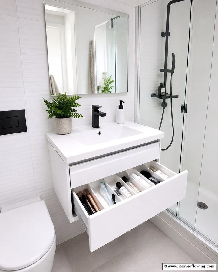 Tiered Drawer Inserts for Maximizing Space - 25 Bathroom Drawer Organization Ideas for a Clutter-Free Space