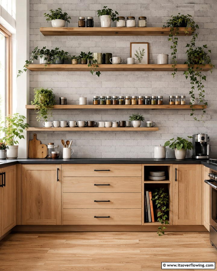 Tiered Lighting Fixtures - 30 Modern Split Level Kitchen Design Concepts