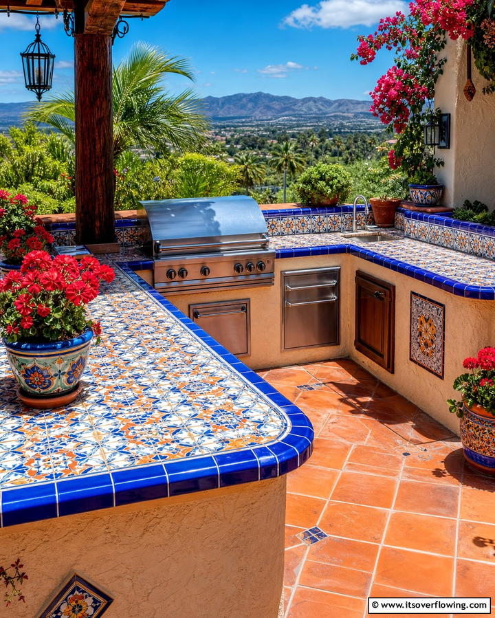 Tile CountertopsExact - 25 Types of Outdoor Kitchen Countertops for Durability