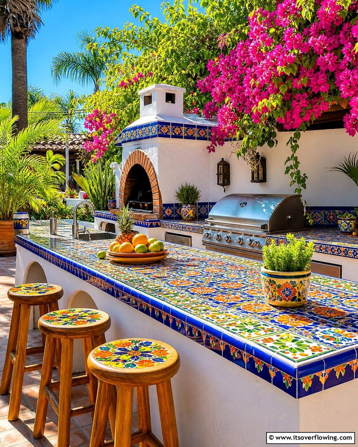 Tile CountertopsOne - 25 Types of Outdoor Kitchen Countertops for Durability