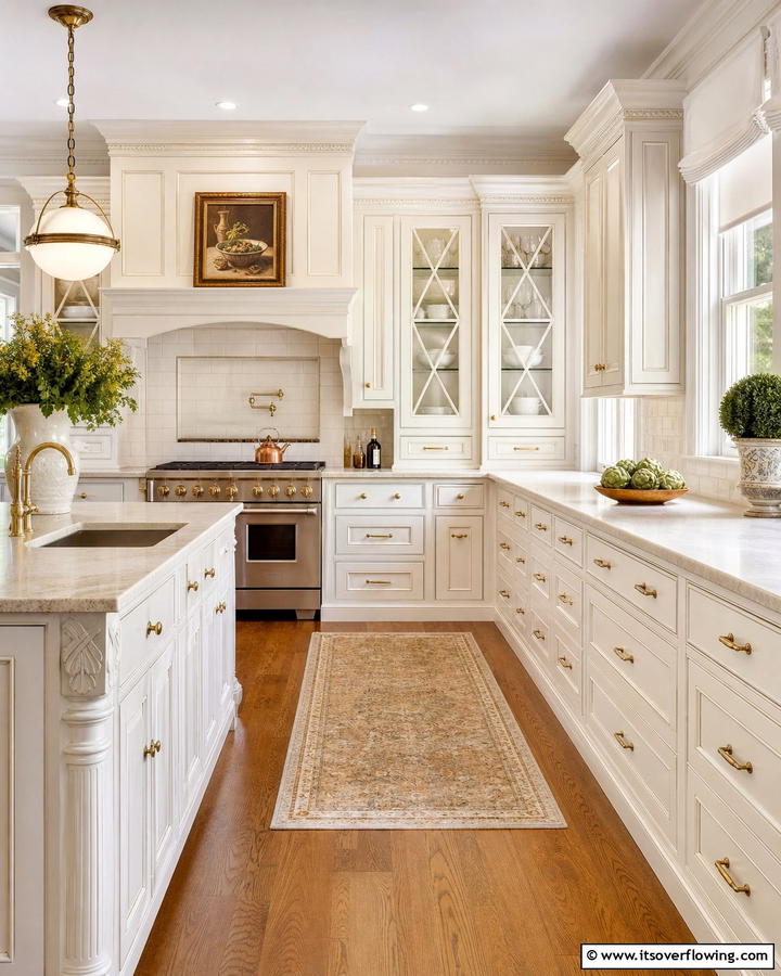 Timeless Appeal - 20 Off-white Kitchen Cabinets Ideas for a Timeless Look
