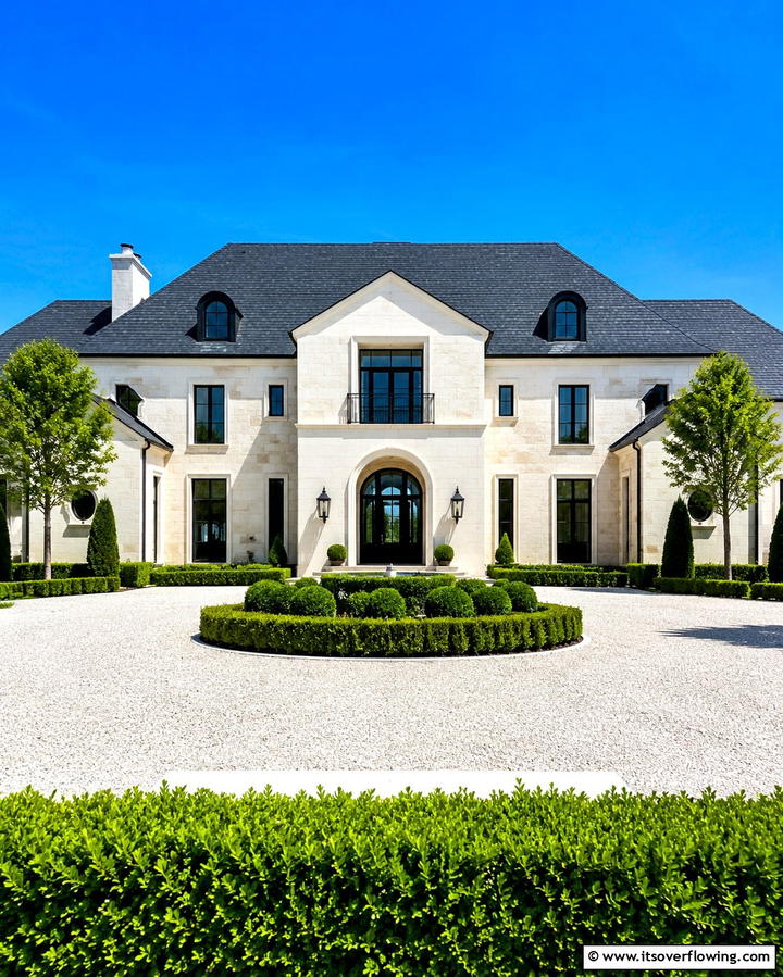 Timeless Black Roof Beauty - 30 Houses with Black Roofs- Modern Exterior Design Inspiration