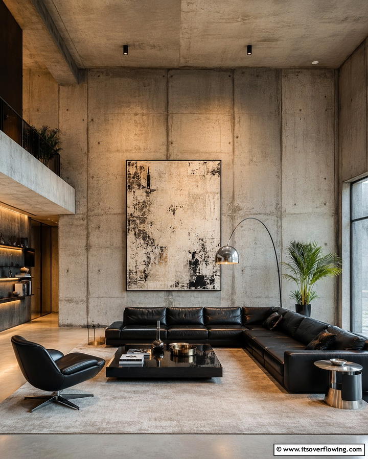 Timeless Brutalist Charm - 30 Bold Brutalist Interior Design Concepts for Modern Spaces