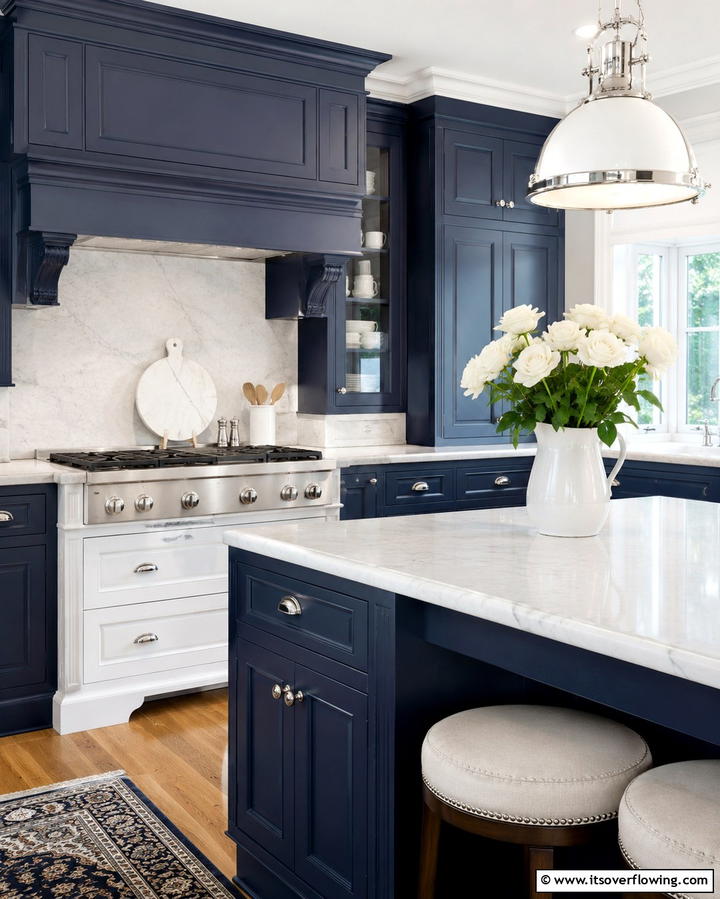 Timeless Carrara Marble Countertops - 25 Marble Kitchen Countertops for Elegant Homes
