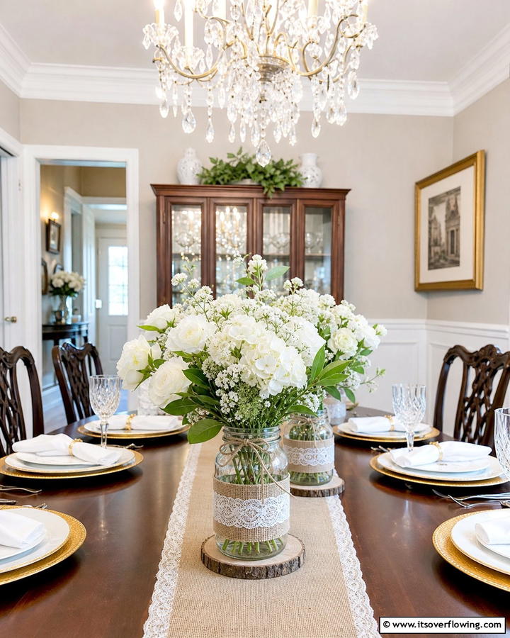 Timeless Classic Decor - 30 Charming Mason Jar Centerpiece Ideas for Every Season