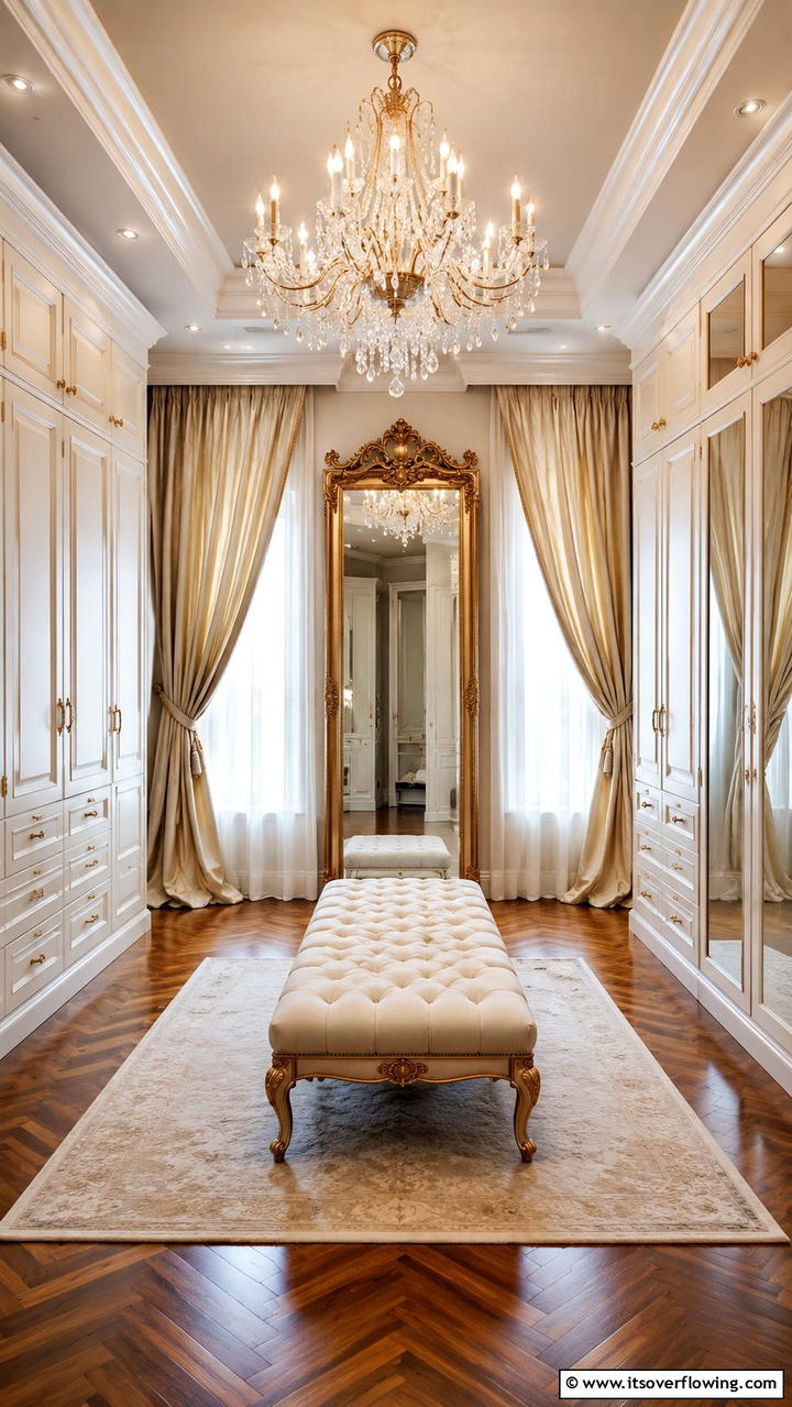 Timeless Classic Design - 30 Dressing Room Ideas for Organized Luxury