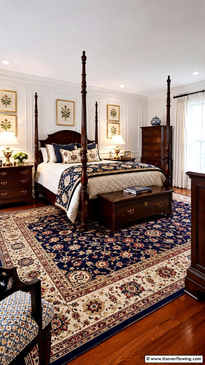 Timeless Classic Weaves - 30 Bedroom Rug Ideas to Anchor and Elevate Your Decor