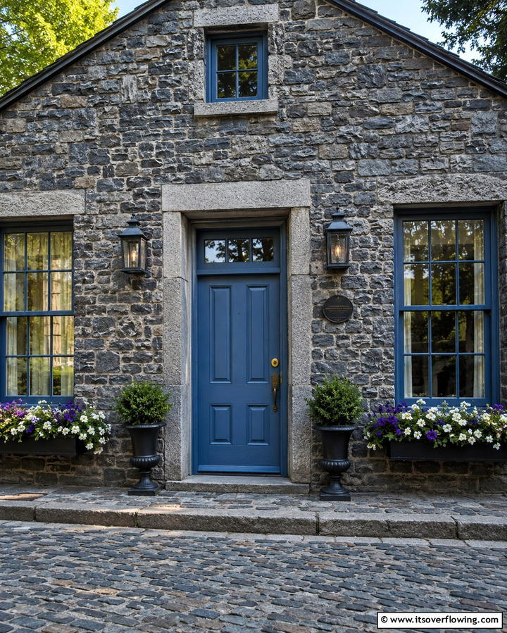 Timeless Cobblestone Exteriors - 25 Stone Exterior Home Ideas for a Timeless Look
