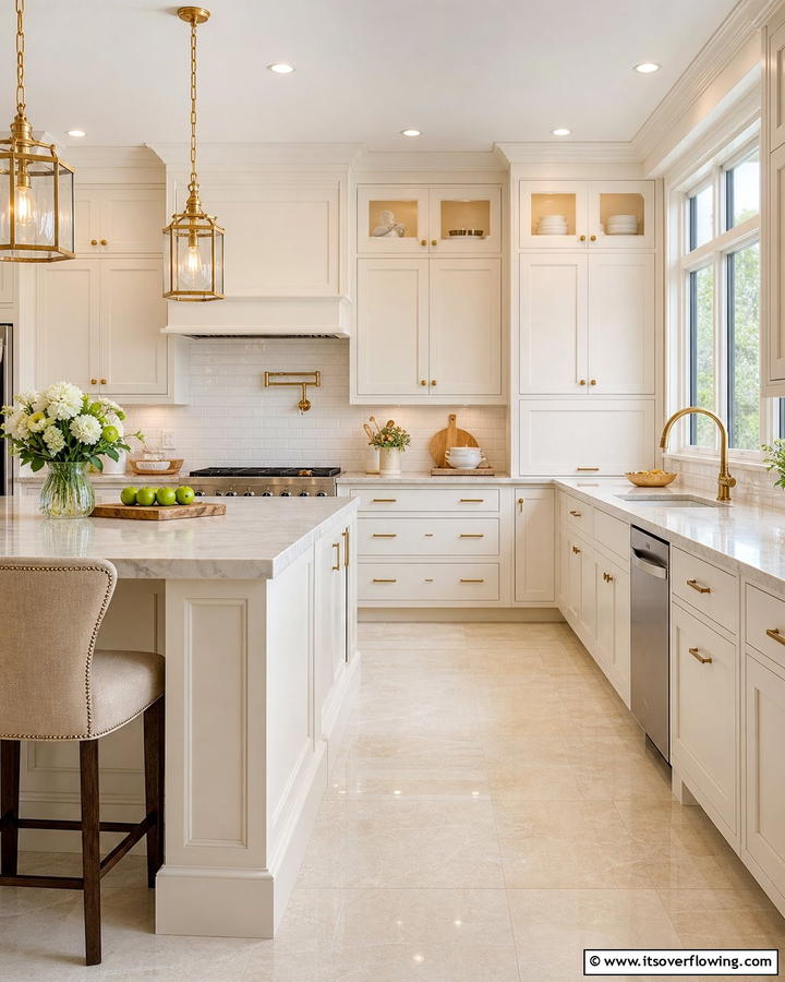 Timeless Elegance in Design - 20 Off-white Kitchen Cabinets Ideas for a Timeless Look