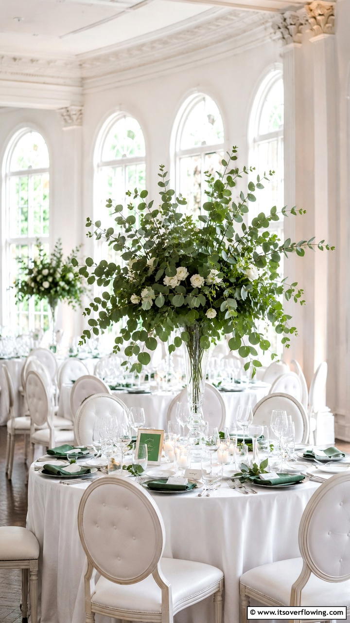 Timeless Eucalyptus Grace - 30 Eucalyptus Wedding Centerpieces for Natural Elegance