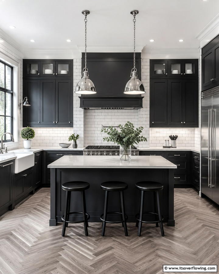 Timeless Monochrome Sophistication - 30 Grey and White Kitchen Ideas for Timeless Monochromatic Design