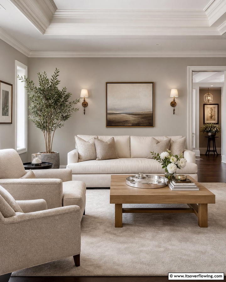 Timeless Neutrals - 25 Ralph Lauren Living Room Ideas for Classic Elegance