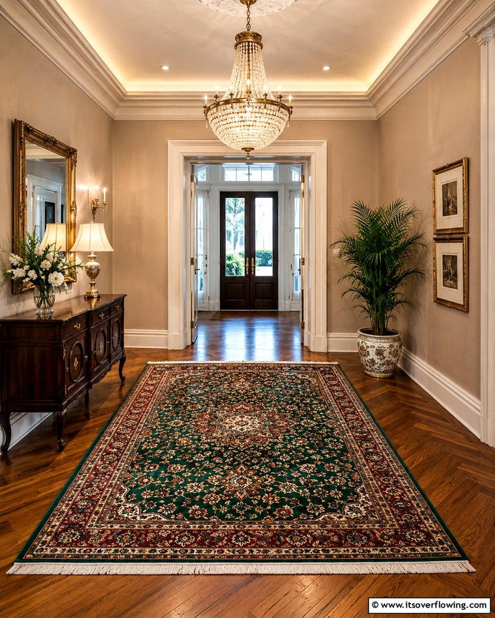 Timeless Persian Tradition - 30 Welcoming Entryway Rug Designs to Elevate First Impressions