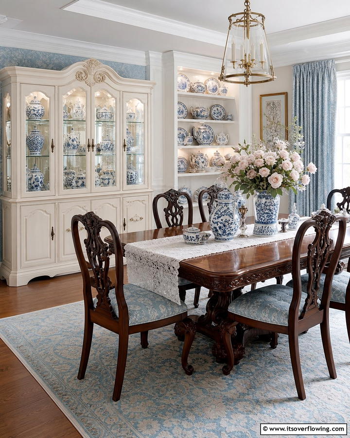 Timeless Porcelain Collections - 30 Vintage Decor Ideas to Add Retro Charm to Your Home