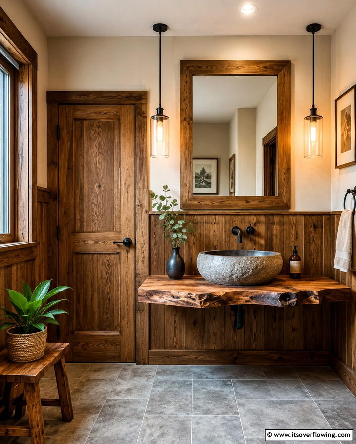 Timeless Shiplap Appeal - 25 Powder Room Wainscoting Ideas for a Chic Look