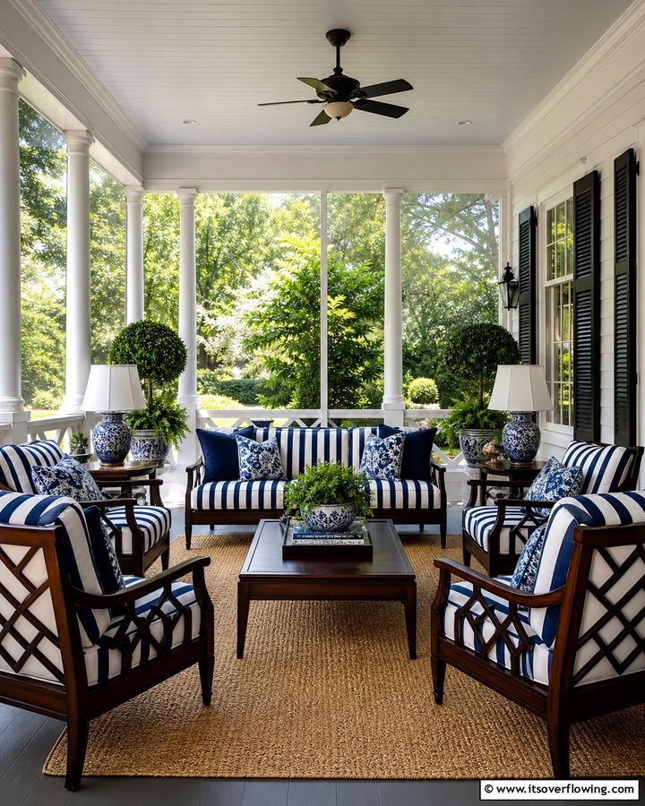 Timeless Traditional Design - 21 Screened-in Porch Ideas for Year-Round Outdoor Living