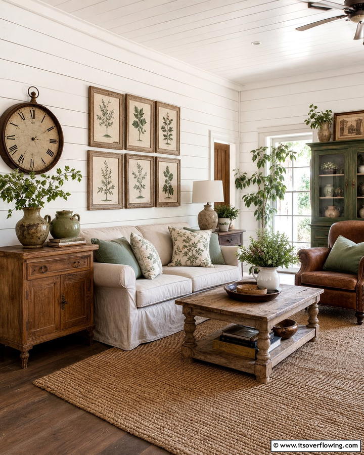 Timeless Vintage Accents - 21 Farmhouse Decor Ideas to Add Rustic Charm