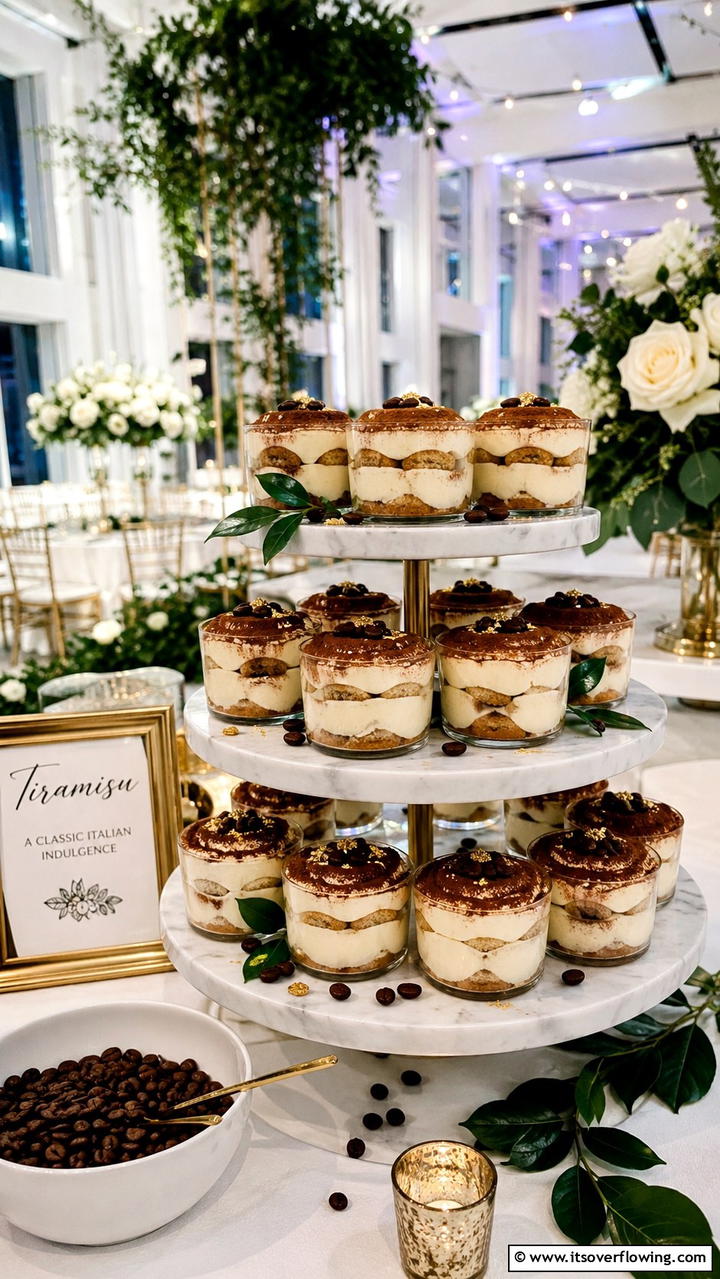 Tiramisu Treats - 21 Delicious Wedding Dessert Ideas for a Sweet Celebration