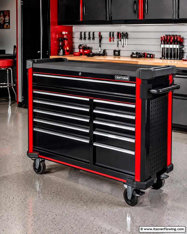 Tool Chest on Wheels - 25 Motorcycle Garage Ideas for Bike Enthusiasts