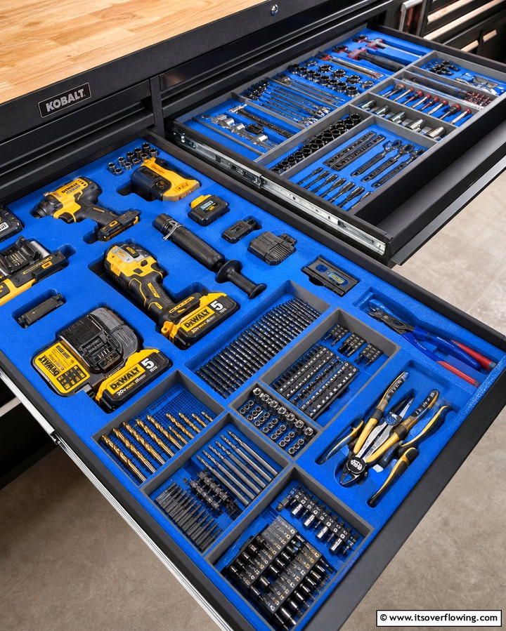 Tool Drawer Organizers - 25 Power Tool Storage Ideas for an Organized Workshop