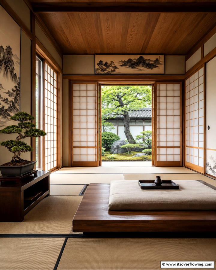 Traditional Anime Zen Room - 30 Anime Room Ideas for Otaku-Inspired Spaces