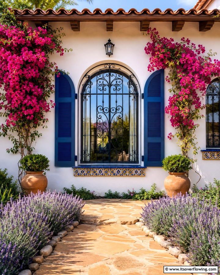 Traditional Arched Windows - 30 Spanish Style Front Porch Ideas for Mediterranean Charm