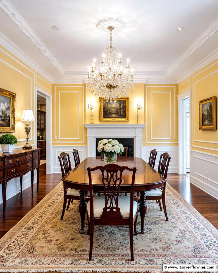 Traditional Colonial Molding - 30 Wall Molding Ideas to Elevate Your Interior Design