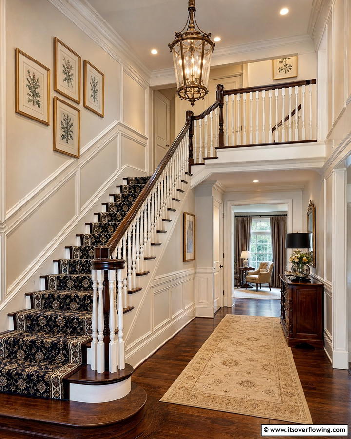 Traditional Elegance - 30 Wooden Staircase Ideas for Modern and Rustic Homes