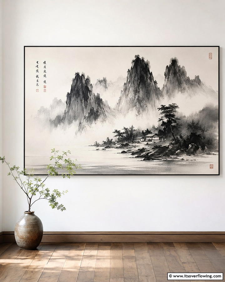 Traditional Japanese Artwork - 25 Japanese Bedroom Design Ideas for Minimalism