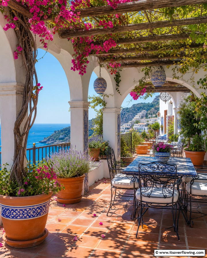Traditional Mediterranean Pergola Style - 21 Pergola Patio Designs for Structured Outdoor Shade Solutions