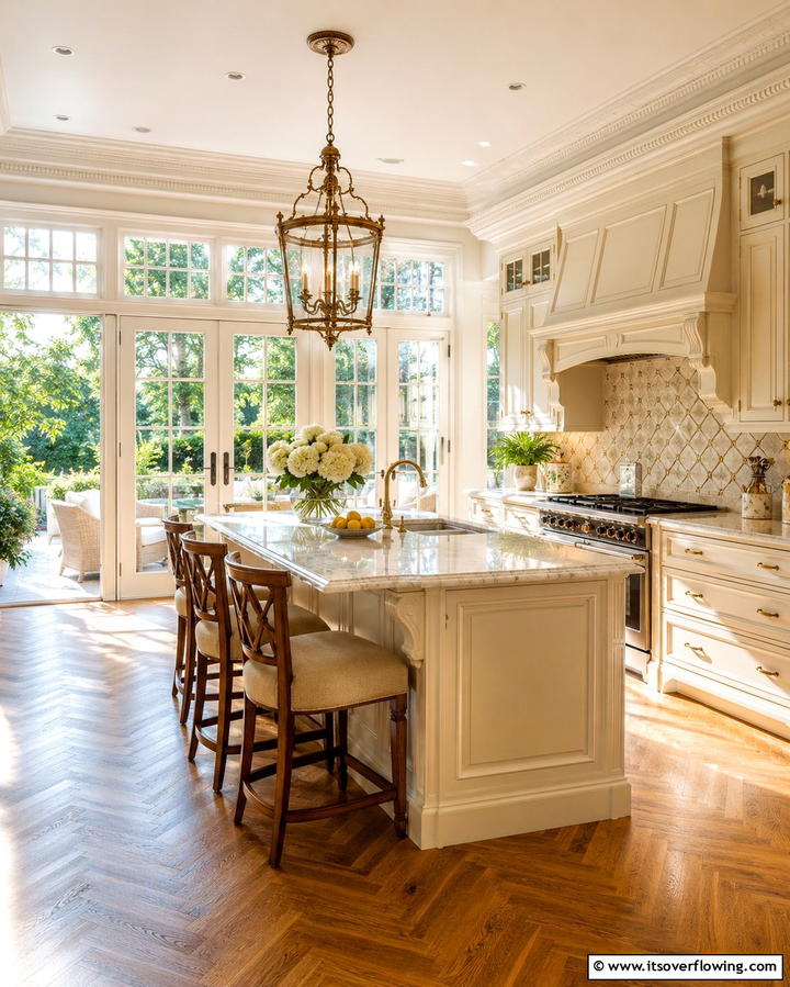 Traditional Sunroom Kitchen - 20 Sunroom Kitchen Ideas for a Bright Cooking Space
