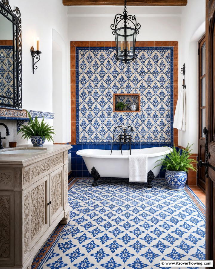 Traditional Tile Patterns - 30 Tuscan Interior Design Ideas for Earthy Mediterranean Style
