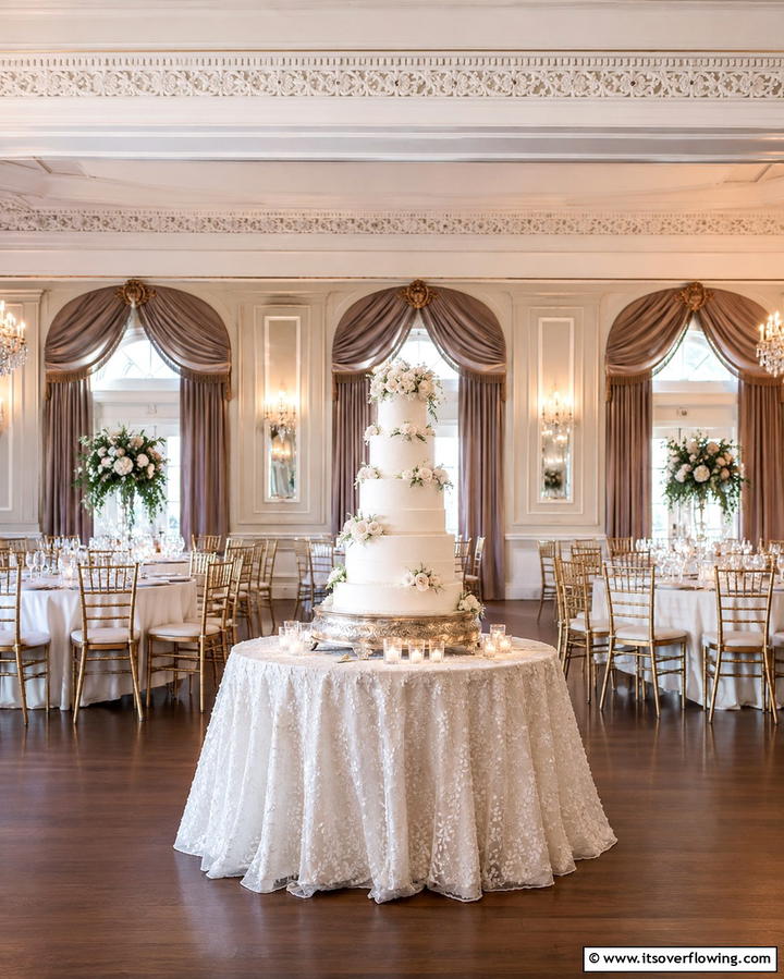 Traditional Wedding Cake - 30 Timeless Classic Wedding Inspiration Ideas for Elegant Celebrations