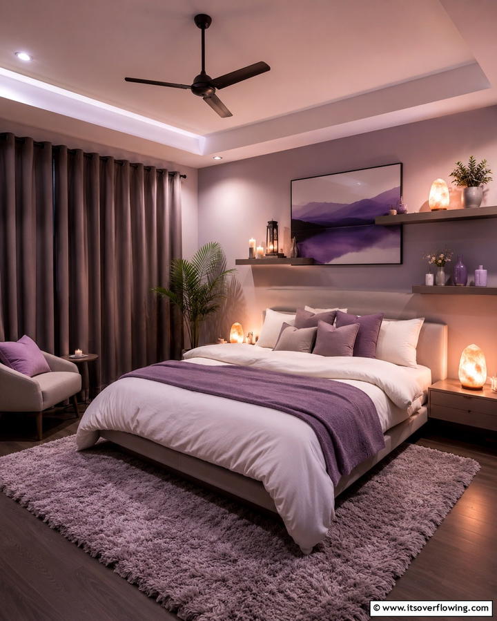 Tranquil Nighttime Retreat - 30 Romantic Bedroom Ideas to Create a Cozy Love Nest