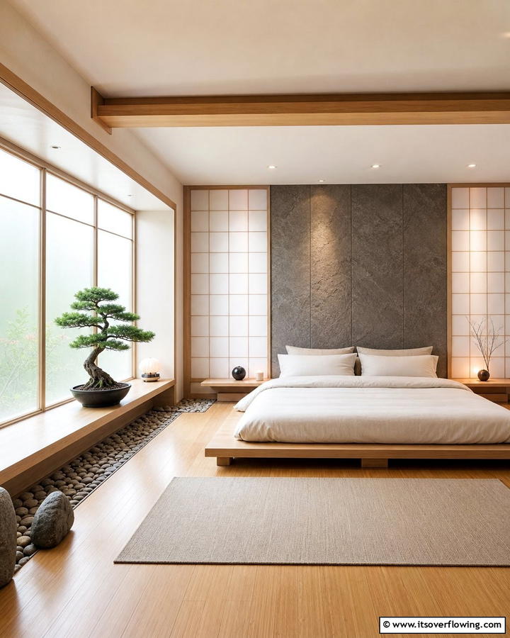 Tranquil Zen Space - 21 Primary Bedroom Decor Ideas to Enhance Personal Space