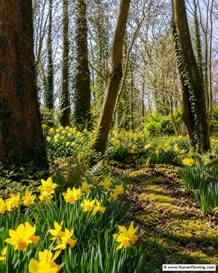 Transform a Woodland Area with Daffodils - 20 Beautiful Daffodil Garden Ideas for a Spring Bloom