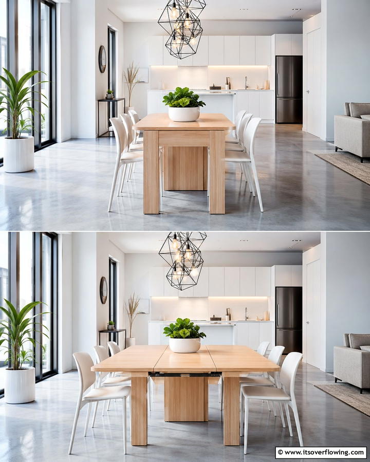 Transformable Dining Table - 30 Innovative Table Design Ideas for Functional Spaces