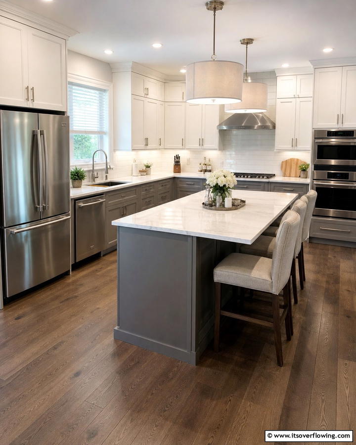 Transitional Style Blend - 21 Kitchen Design Ideas to Maximize Function and Aesthetics