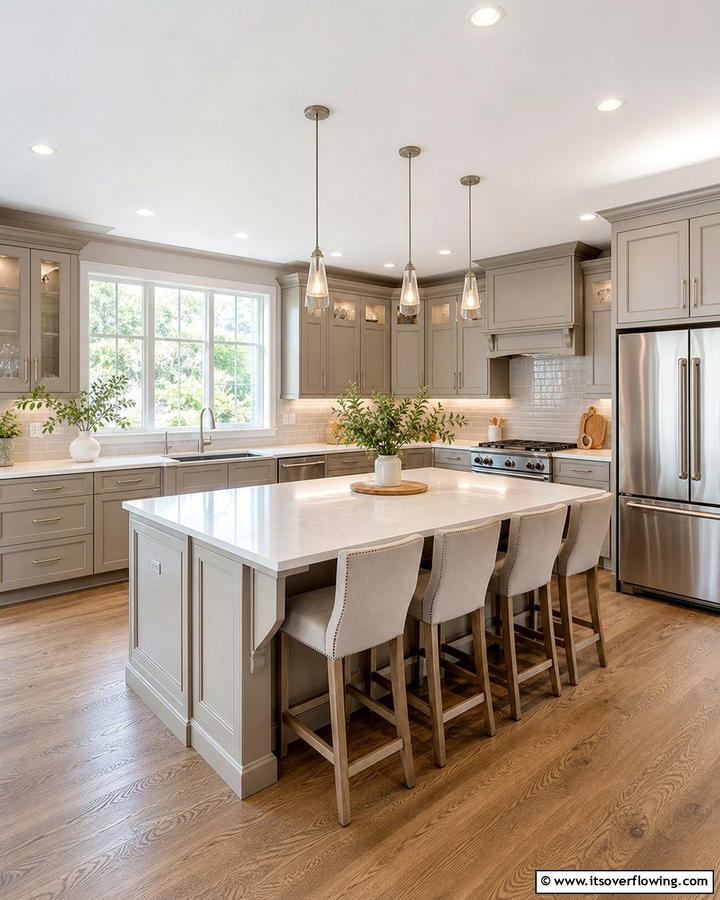 Transitional Style Cabinets - 21 Kitchen Cabinet Ideas for Every Style and Budget