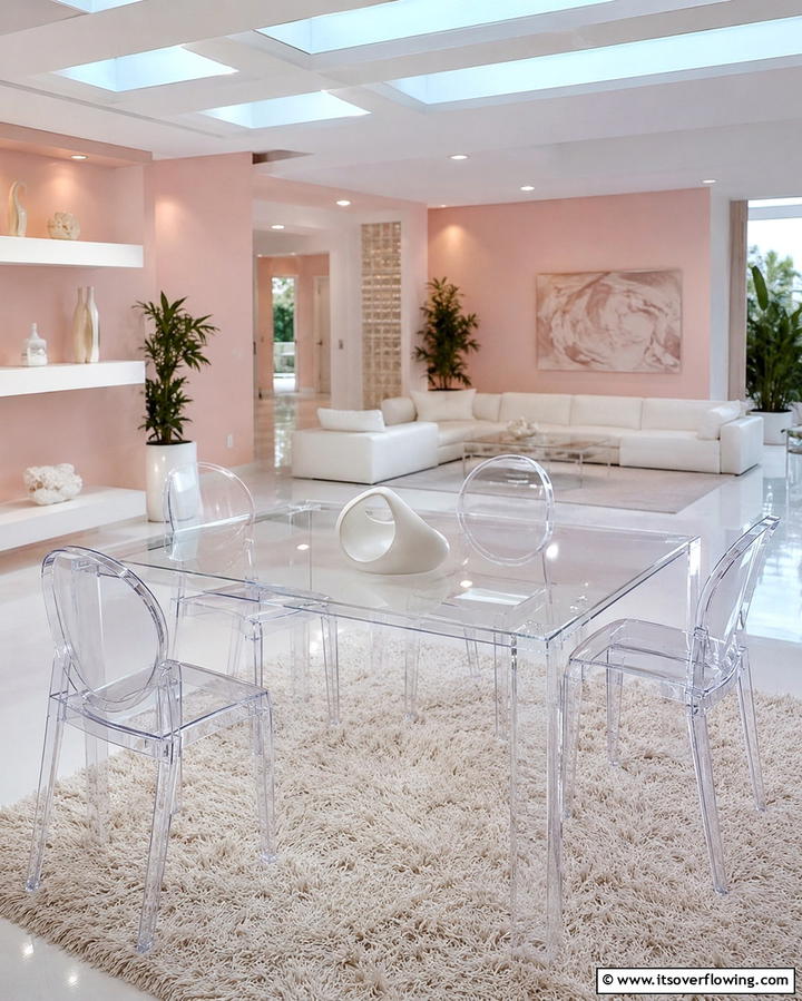 Transparent Acrylic Table - 30 Innovative Table Design Ideas for Functional Spaces