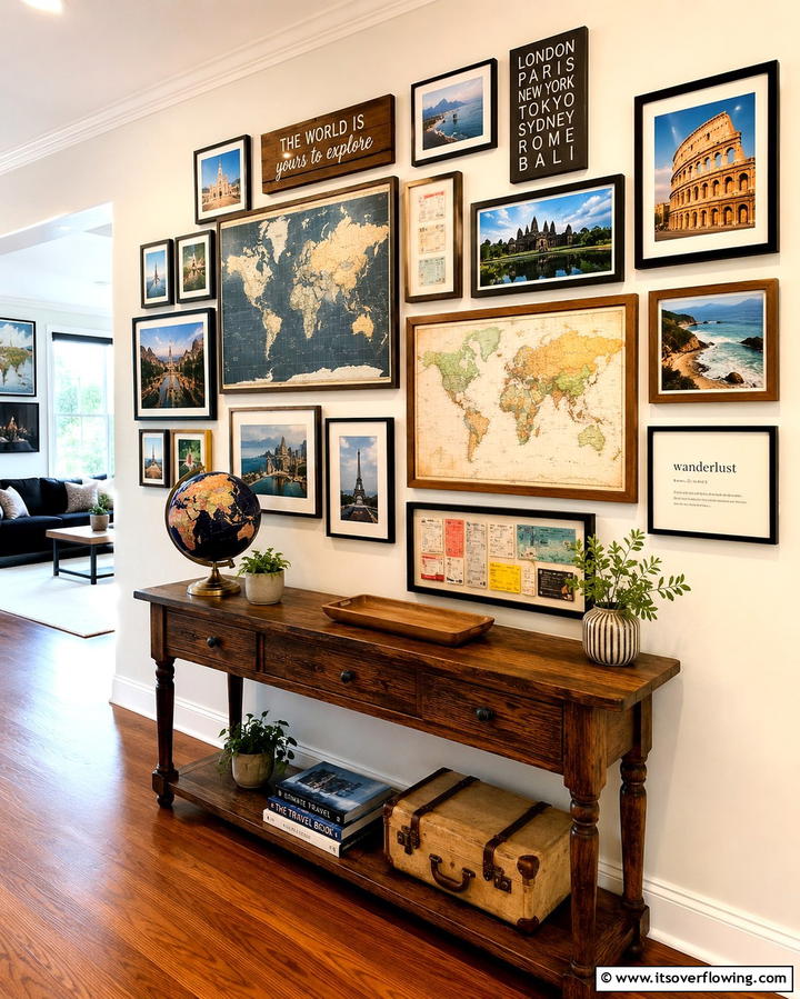 Travel Memories Collage - 20 Wall Collage Ideas to Showcase Your Memories