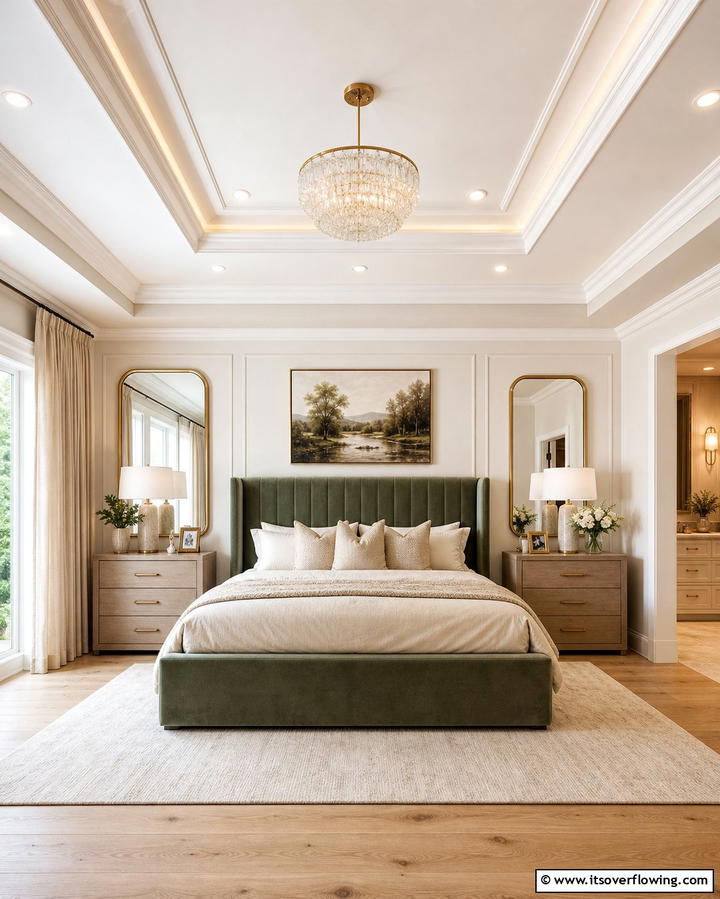 Tray Ceiling Sophistication - 25 Elegant Ceiling Trim Ideas to Elevate Your Home