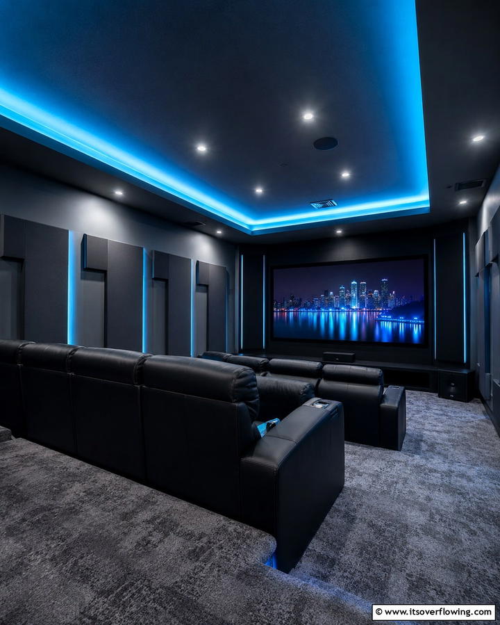 Tray Ceiling with LED Strip Lighting - 25 Tray Ceiling Ideas to Elevate Your Room’s Design