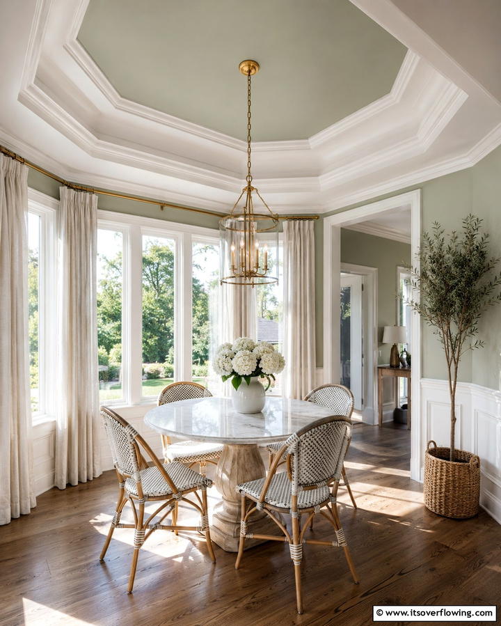 Tray Ceilings with Crown Molding - 25 Tray Ceiling Ideas to Elevate Your Room’s Design