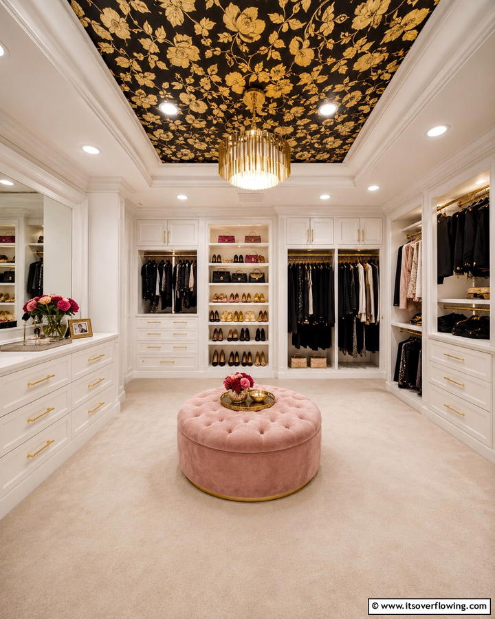 Tray Ceilings with Wallpaper Inserts - 25 Tray Ceiling Ideas to Elevate Your Room’s Design